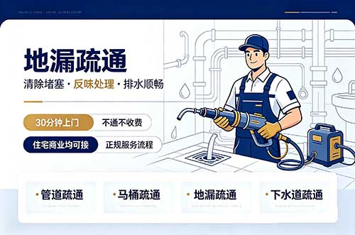 阜阳地漏疏通