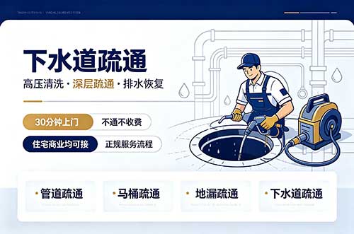 阜阳下水道疏通