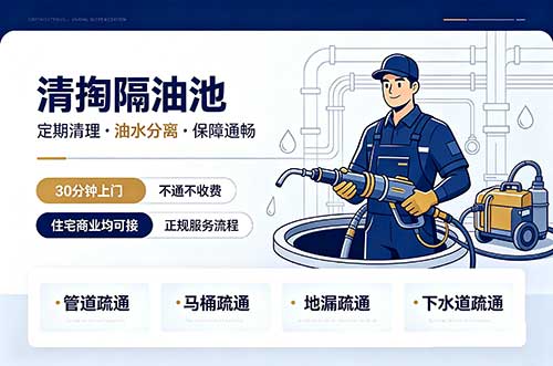 阜阳清掏隔油池